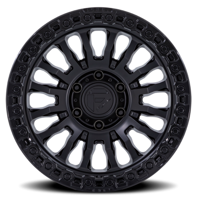 Aluminum Wheels 20X9 Rincon SBL FC857MB 8 On 180 Matte Black/Gloss Black Lip 124.2 Bore 20 Offset Fuel Off Road Wheels