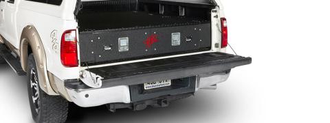 Mighty Standard Locker 2500 Lb Capacity 2 Drawer F-150/Ram/Titan Crew Cab Short Bed Cargo Ease