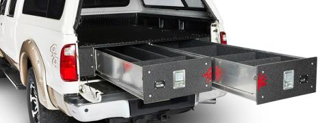 Mighty Standard Locker 2500 Lb Capacity 1 Drawer Silverado/Sierra/F-150-350/Mazda/Tundra/Titan 6.6 Ft Bed Cargo Ease