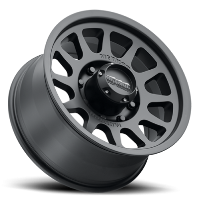 Aluminum Wheels 17x9 Bead Grip MR703 Bolt Pattern 8 On 165.1 Offset -12 Lip Size 1.18 Matte Black MB Method