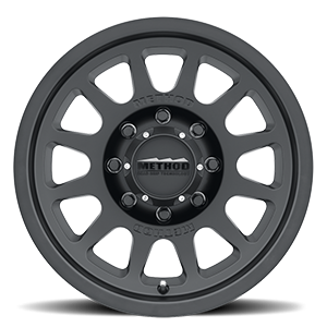 Aluminum Wheels 17x9 Bead Grip MR703 Bolt Pattern 8 On 165.1 Offset -12 Lip Size 1.18 Matte Black MB Method