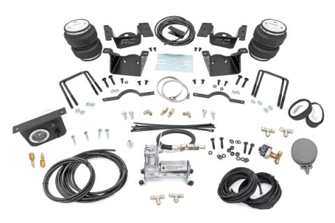 Air Spring Kit 0-7.5 Inch Lift with Onboard Air Compressor 11-19 Chevy/GMC 2500HD/3500HD Rough Country