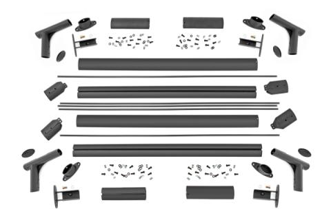 Bed Rack Half Rack Aluminum Chevy Silverado 1500 2WD/4WD (2019-2026) Rough Country