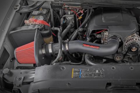 4.8L/5.3L/6.0L Cold Air Intake Kit Chevy Silverado 1500 (07-08) With Pre-Filter Bag Rough Country