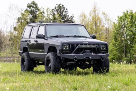 Jeep Rear Lower Quarter Panel Armor for Trimmed Fender Flares 97-01 Cherokee XJ Rough Country