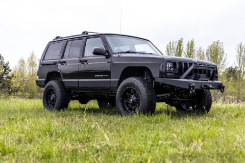 Jeep Rear Lower Quarter Panel Armor for Trimmed Fender Flares 97-01 Cherokee XJ Rough Country