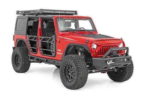 Jeep Rear Steel Tube Doors 07-18 Wrangler JK Rough Country