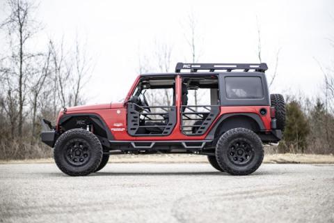 Jeep Front &amp; Rear Steel Tube Doors 07-18 Wrangler JK Rough Country