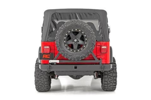 Jeep Classic Full Width Rear Bumper w/Tire Carrier 87-06 Wrangler YJ/TJ Rough Country