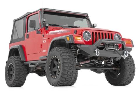 Jeep Full Width Front LED Winch Bumper 87-06 Wrangler YJ/TJ Rough Country