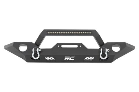 Jeep Full Width Front LED Winch Bumper JK, JL, Gladiator JT Rough Country