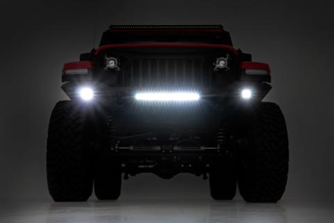 Front Bumper Skid Plate 20-Up Jeep Gladiator JT/18-22 Wrangler JL Rough Country