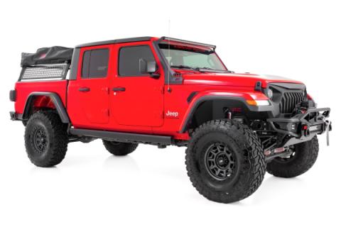 Bed Rack Half Rack Aluminum Jeep Gladiator JT 4WD (2020-2025) Rough Country