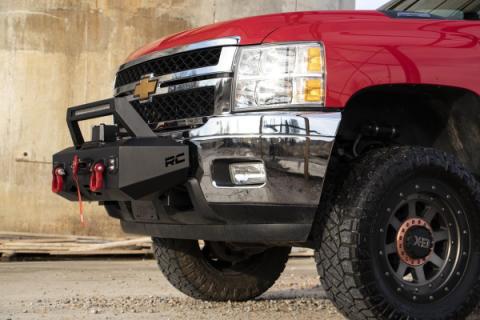 EXO Winch Mount System 11-19 Chevrolet Silverado 2500/3500 Rough Country