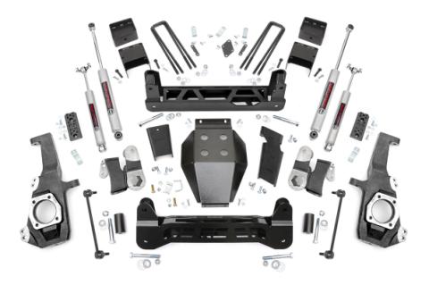5 Inch Lift Kit NTD w/ Overloads Silverado/Sierra 2500HD/3500HD (20-26) Rough Country