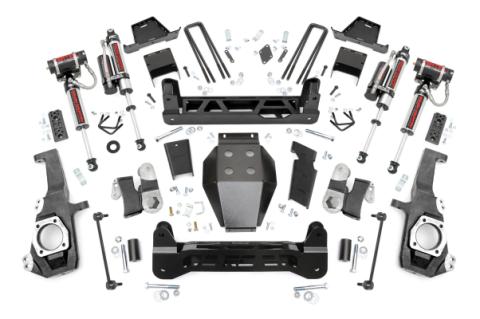 7 Inch Lift Kit NTD Vertex Shocks w/ Overloads Silverado/Sierra 2500HD/3500HD (20-26) Rough Country