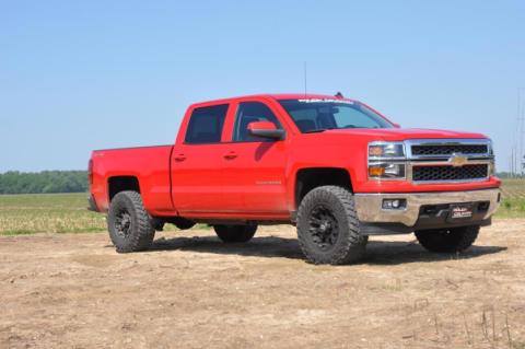 2.5 Inch Leveling Lift Kit w/N3 Loaded Struts 07-16 Silverado/Sierra 1500 Cast Steel &amp; Cast Aluminum Rough Country
