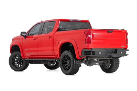 OV2 Running Boards Side Step Bars Crew Cab Silverado/Sierra 1500/2500HD (19-26) Rough Country