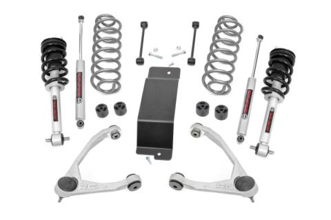 3.5 Inch Lift Kit N3 Struts Forged UCAs Chevy/GMC SUV 1500 (07-20) Rough Country
