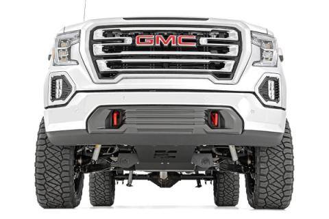 6 Inch Suspension Lift Kit Strut Spacers No Adaptive Ride Control V2 Monotube Shocks 19-20 GMC Silverado/Sierra 1500 4WD/2WD Rough Country
