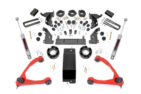 4.75 Inch Lift Kit Combo Red UCA Silverado/Sierra 1500 (14-15) Rough Country