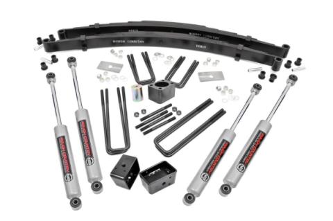 4 Inch Lift Kit Rear Blocks Dana 60 Dodge W100 Truck/W200 Truck 4WD (1974-1977) Rough Country