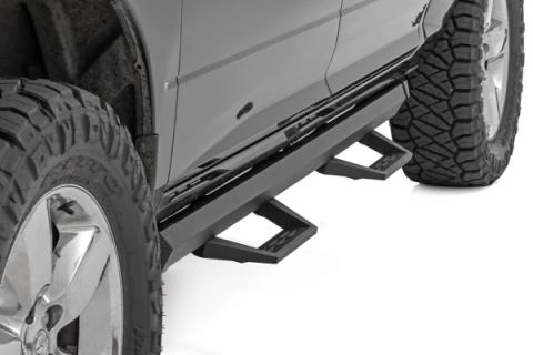 SRL2 Adj Aluminum Step Crew Cab Ram 1500/2500/3500 2WD/4WD (2010-2018 &amp; Classic) Rough Country