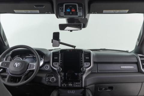 Dash Mount 8 Inch Non-Mag Safe Mount Kit 12in Screen Ram 1500 (19-26) Rough Country