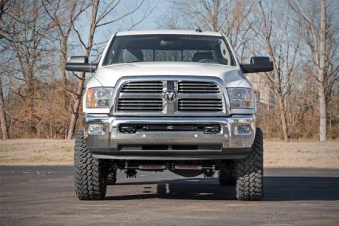 5 Inch Lift Kit FR Gas Coil Radius Arms M1 Ram 2500 4WD (2014-2018) Rough Country