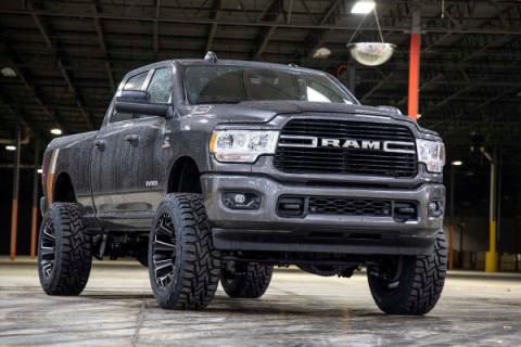 5.0 Inch Dodge Suspension Lift Kit Standard Rate Coil Springs Radius Arms 19-Up Ram 2500 4WD w/ AISIN Transmission Diesel Rough Country