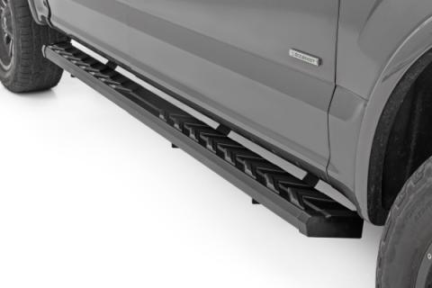 BA2 Running Board Side Step Bars Ford F-150/F-250/F-350 2WD/4WD (15-26) Rough Country