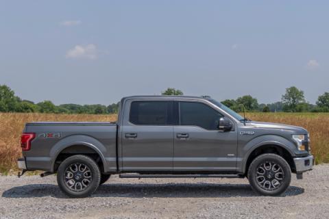 BA2 Running Board Side Step Bars Ford F-150/F-250/F-350 2WD/4WD (15-26) Rough Country