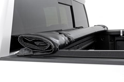 Soft Roll Up Bed Cover 5 Foot 10 Inch Bed Chevy/GMC Sierra 1500 (19-26)/Silverado 1500 (19-26) Rough Country