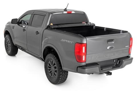 Soft Roll Up Bed Cover 5 Foot Bed Ford Ranger 2WD/4WD (2019-2023) Rough Country