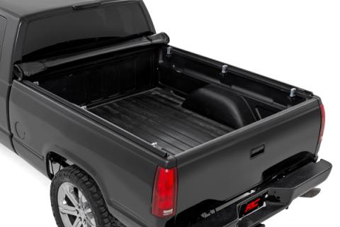 Soft Roll Up Bed Cover 6 Foot 7 Inch Bed Silverado/Sierra 1500 (00-06 &amp; Classic) Rough Country