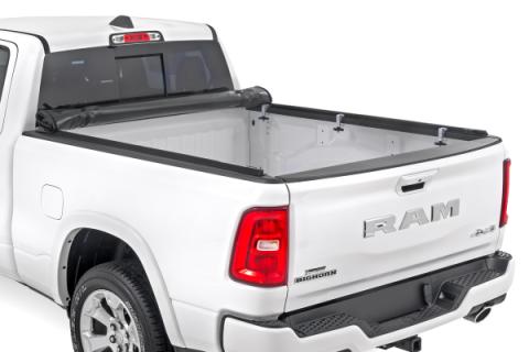 Soft Roll Up Bed Cover 6 Foot 4 Inch Bed Ram 1500 (19-26)/1500 TRX (21-24) Rough Country