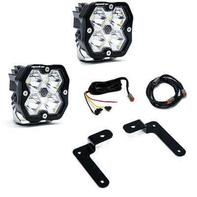 Squadron 2.0 Sport A-Pillar Light Kit Jeep 2018-26 Wrangler JL 2020-26 Gladiator JT Upfitter Baja Designs