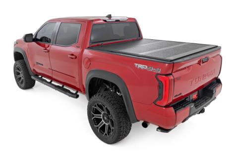 Hard Low Profile Bed Cover 5 Foot 7 Inch Bed Cargo Mgmt Toyota Tundra (22-26) Rough Country