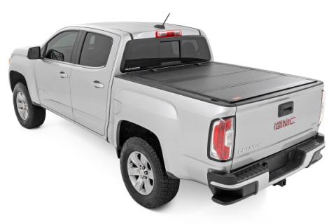 Hard Tri-Fold Flip Up Bed Cover 6 Foot Bed Chevy/GMC Canyon/Colorado (15-26) Rough Country