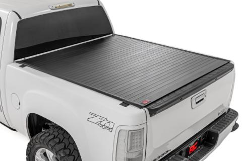 Hard Roll Up Bed Cover 5 Foot 9 Inch Bed Silverado/Sierra 1500 (07-13) Rough Country