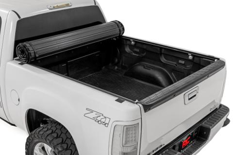 Hard Roll Up Bed Cover 5 Foot 9 Inch Bed Silverado/Sierra 1500 (07-13) Rough Country
