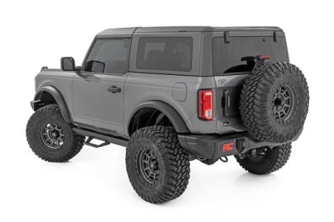 SRL2 Adjustable Aluminum Step 2 Door Ford Bronco (2 Door) 4WD (2021-2025) Rough Country