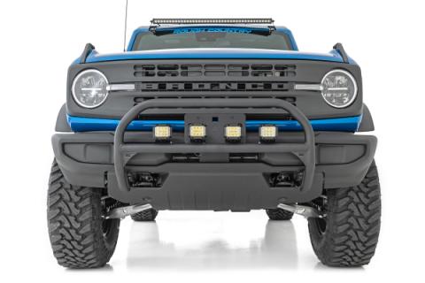 Nudge Bar 4 Inch Round Led (x4) 21-Up Ford Bronco 4WD Rough Country