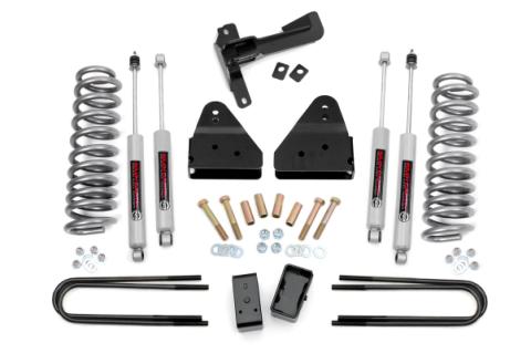 3 Inch Lift Kit FR Springs Ford F-250/F-350 Super Duty 4WD (2008-2010) Rough Country