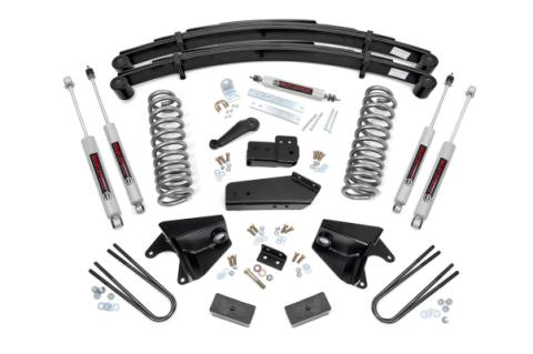 6 Inch Lift Kit RR Springs Ford Bronco/F-150 4WD (1980-1996) Rough Country