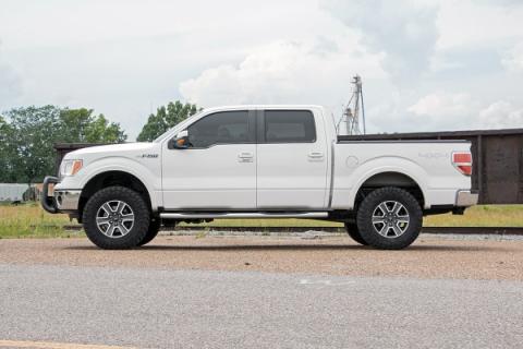 3 Inch Lift Kit N3 Struts Red Ford F-150 4WD (2009-2013) Rough Country