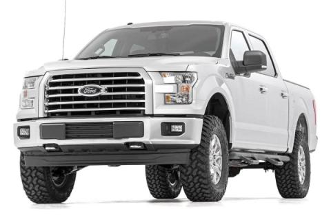 3.0 Inch Ford Bolt-On Arm Lift Kit w/ Vertex For 14-20 F-150 4WD Rough Country