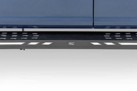 AC2 Running Boards Amber/White Crew Cab Ford F-150/Lightning/F-250/F-350/Raptor (15-26) Rough Country