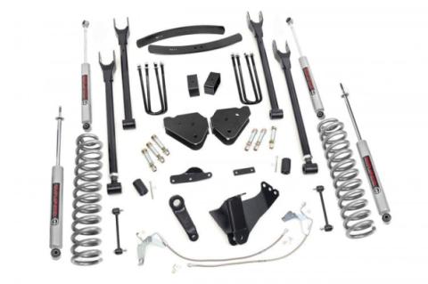 6 Inch Lift Kit Gas 4 Link Ford F-250/F-350 Super Duty 4WD (2008-2010) Rough Country