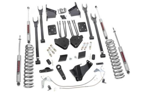 6 Inch Lift Kit 4 Link OVLD Ford F-250 Super Duty 4WD (2015-2016) Rough Country